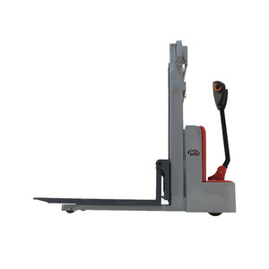 Worui 2ton <span class=keywords><strong>2</strong></span>.5m Full Electric Stacker Kondisi Baru Walkie Pallet <span class=keywords><strong>Truck</strong></span> Forklift Elektrik Fitur Berjalan Sendiri Baterai Lead-Acid RWD - Product Image 4