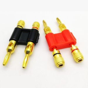 Conector Banana Doble de 4mm, Chapado en Oro, Doble Fila/Doble Posición, Cable de Prueba Integrado con Conector Banana - Product Image 2