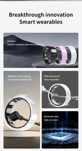 <b>Ceramic</b> Ultra Thin Smart <b>Ring</b> NFC Access Control Smart <b>Ring</b> 2026 Health Heart Rate Multi-Sport Monitor Female Smart-<b>ring</b> - Product Image 6