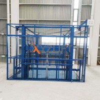 Équipement de levage matériel d'entrepôt d'ascenseur de fret d'ascenseur de marchandises hydraulique approuvé par CE