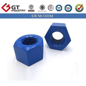 Tuerca Hexagonal DIN934 de Acero al Carbono Recubierta de Teflón de Alta Resistencia y Durabilidad, Anticorrosiva, Clase <span class=keywords><strong>8</strong></span>, M8 M10 M12 M16 M20, para la Industria Química - Product Image 3