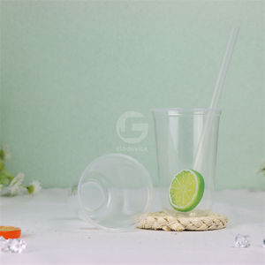 Gobelets en plastique transparent jetables de haute qualité, logo de la boutique de café personnalisé, gobelet en plastique personnalisé - Product Image 4