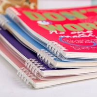 Recharges pour carnet à 6 anneaux A5/B5, couverture en PP, pages lignées, personnalisables, pour étudiants et bureaux, design mignon
