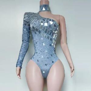 Venta en Línea <span class=keywords><strong>de</strong></span> <span class=keywords><strong>Ropa</strong></span> <span class=keywords><strong>de</strong></span> Baile Azul para Adultos, Trajes <span class=keywords><strong>de</strong></span> <span class=keywords><strong>Danza</strong></span> con Lentejuelas Plateadas Irregulares, Talla Única, <span class=keywords><strong>Ropa</strong></span> <span class=keywords><strong>de</strong></span> Ballet en Existencia - Product Image 2