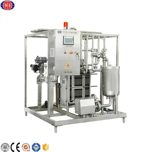 Milk Plate Pasteurizer 1000 Liter Dairy Milk Pasteurization Machine