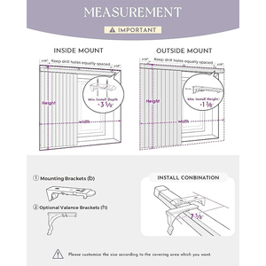 Stores verticaux intelligents pour fenêtres, stores occultants 100% pour fenêtres, panneaux occultants verticaux - Product Image 6