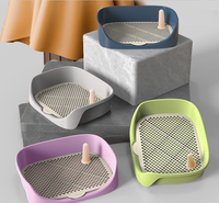 Toilettes pour grands chiens, toilettes intérieures modernes en plastique pour chiens et chats, écologiques, faciles à nettoyer