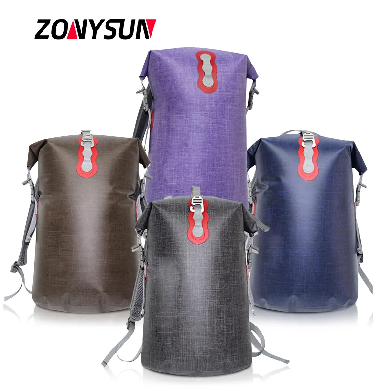 Outdoor Waterproof Beach Swimming Bag Customized Fitness Sports Waterproof PVC Backpack Travel Bag