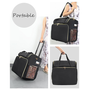 Isolé Maquillage Artiste Voyage Cosmétiques Trolley Case Coiffeur Roulant Cheveux Outils Organisateur <span class=keywords><strong>Coiffure</strong></span> <span class=keywords><strong>Sac</strong></span> avec Roues - Product Image 5