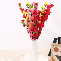 Branches de fleurs de cerisier artificielles en soie de haute qualité de la marque WUXI - Magnifiques fleurs colorées très réalistes pour la maison