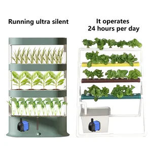 Высококачественная гидропонная система башни, ферма, бесшумная Коммерческая аэропонная погружная гидропонная водяная помпа