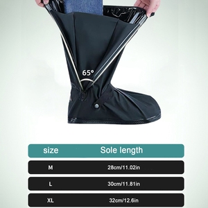 Cubrezapatos de PVC de Alta Resistencia, Impermeables y Reutilizables para Acampar al Aire Libre, Ciclismo, Motociclismo y Bicicleta - Product Image 6