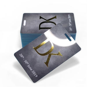 高品质定制印花光滑聚氯乙烯塑料光泽闪亮促销红利卡 - Product Image 1