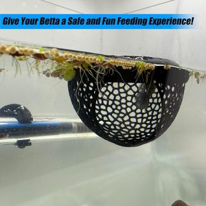 Piccola plastica galleggiante <span class=keywords><strong>Betta</strong></span> gamberetti mangiatoia grotta amaca per acquario accessorio decorativo pelli di <span class=keywords><strong>pesce</strong></span> nascondendo accessori Bettas - Product Image 4