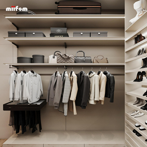 Unit kecil disesuaikan ruang ganti rapi lemari pakaian berjalan di pintu lemari - Product Image 2