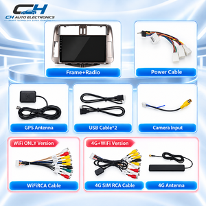สำหรับ Toyota Prado ปี 2009-2013 วิทยุติดรถยนต์ Android <span class=keywords><strong>15</strong></span> ขนาด 9 นิ้ว QLED 8 คอร์ รองรับ CarPlay Android Auto GPS 4G WiFi DSP - Product Image 6