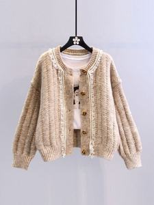 Factory Low Price Wholesale Customized Thick Autumn and Winter Coat Fashion Cute Knitted Women'<strong>s</strong> <strong>Ladies</strong> <strong>Sweater</strong> - Product Image 4