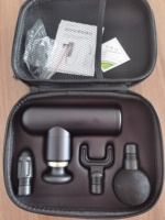Pistolet de massage à percussion électronique avec 4 têtes à écran tactile Body Relax Setting Thera Gun