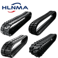 Mini chenilles en caoutchouc pour mini-excavatrices 300X72KVX33 300X72KVX64 300X72X48 320X100X41 Pièces de machines de construction