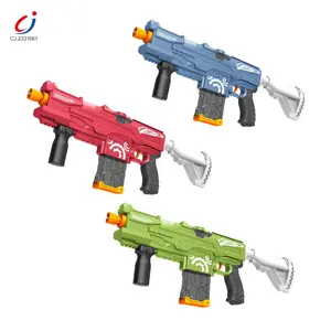 Chengji wholesale children summer outdoor playing shooting game toys plastic electric long range water gun for kids