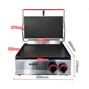 Machine à <span class=keywords><strong>sandwich</strong></span> au gaz Presse à <span class=keywords><strong>sandwich</strong></span> Commercial <span class=keywords><strong>Sandwich</strong></span> Grill Contact Press Single Plate Toaster Grill Manufacturing Factory - Product Image 1