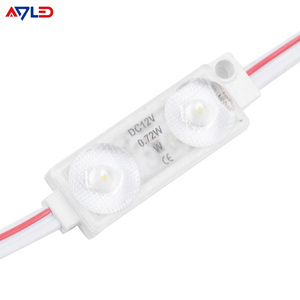 โมดูลไฟ LED ความสว่างสูง DC12V 2 ชิป 7000K สำหรับภายนอกอาคาร แบบยืดหยุ่น กันน้ำ IP68 สำหรับป้ายไฟโฆษณา - Product Image 1