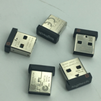 Penerima Penggabung 3Mm Original, untuk Mouse Nirkabel dan Keyboard Penyambung Hingga Enam Perangkat