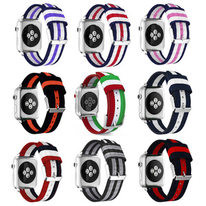 XDH สายรัดข้อมือผ้าอัจฉริยะ,สายนาฬิกาไนลอนสำหรับ Xiaomi Amazfit T-Rex /Ares Apple Watch <span class=keywords><strong>Garmin</strong></span> Fenix6x - Product Image 2
