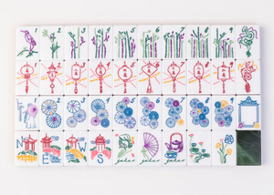 Jeu de Mahjong Américain Professionnel 166 Tuiles, Construction Acrylique de Luxe à 3 Couches, Règles NMJL, Prêt à Jouer, Vert Sauge, Boutique - Product Image 6