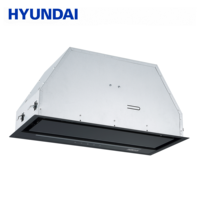 Hotte aspirante encastrable HYUNDAI électrique 60 cm, murale, pour cuisine, débit d'air 650 m³/h, classe énergétique, commande tactile