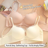 Soutien-gorge push-up sexy en dentelle, style Pure Desire, sans armatures, effet rassembleur, anti-affaissement, soutien supérieur, lingerie, vente en gros d'usine