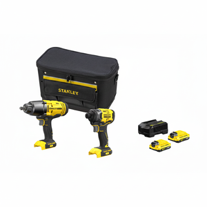 STANLEY UTP0043/UTP0044 Kit Avvitatore a Impulsi Senza Fili 18V V20 con Attacco da 1/2" Set Cacciavite Elettrico Italia - Product Image 2