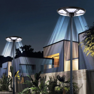 Lámpara Solar LED de Jardín con Forma de OVNI Única, Farola LED Redonda - Product Image 6