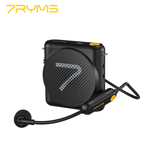 Amplificateur vocal portable 7RYMS WA1 avec micro-casque intégré pour l'enseignement, les visites et le shopping - Product Image 1