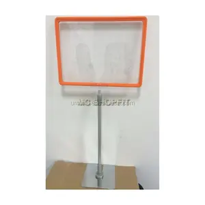 Mini dấu hiệu nhựa hiển thị chủ giá tag nhãn đứng Acrylic giá tag chủ