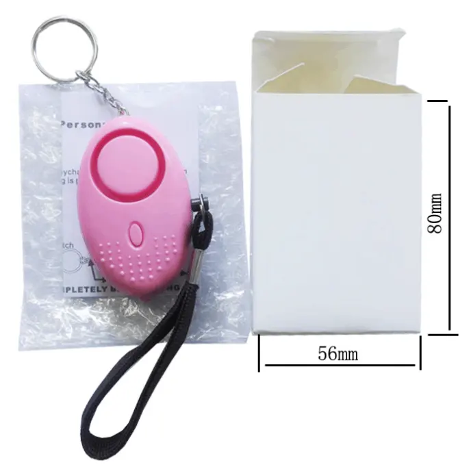 Safe Sound Personal Alarm 130db Personal Security Alarm Keychain With Led Light