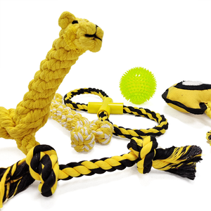 Fabrika özel sıcak satış Pet eğitim köpek çiğneme oyuncakları diş temizleme dolması halat oyuncakları köpek için - Product Image 4