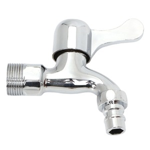 KS Single Handle <b>Deck</b> Mounted Basin Faucet Ceramic Valve Core Chrome Finish Minimalist Style - Product Image 1