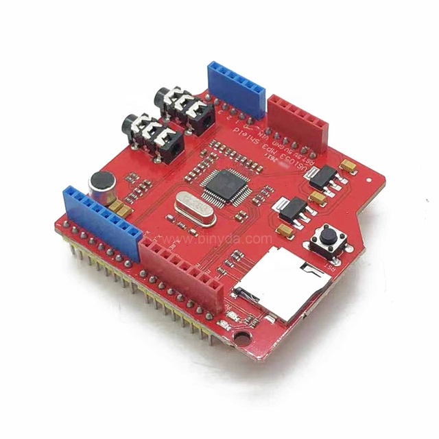 VS1053 MP3 Decoder Board Stereo Audio MP3 Player Shield Record Decoder Development Board Module With TF Card Slot