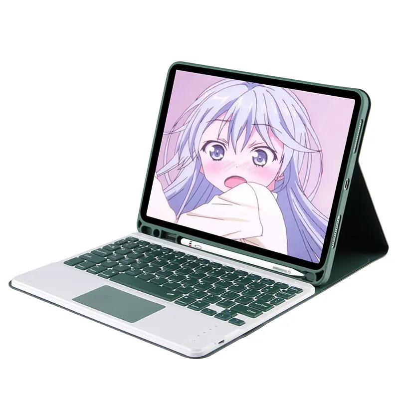 Casing penutup keyboard laptop, sarung penutup untuk ipad mini 6 8.3 inci magnetik dengan Trackpad