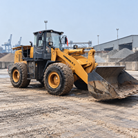Lonking LG855N Bekas, Wheel Loader Depan dengan Boom Panjang dan Tinggi Angkat 4.5m untuk Penanganan Material di Lokasi