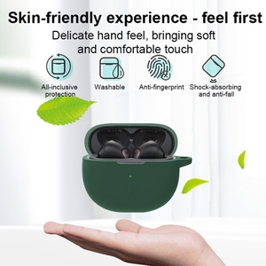 Vente en gros d'étui en silicone pour écouteurs sans fil de couleur pure pour <span class=keywords><strong>SoundPEATS</strong></span> <span class=keywords><strong>Air3</strong></span>-Deluxe étui pour écouteurs - Product Image 6