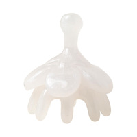 Peigne de massage en résine pour le cuir chevelu, outil de lifting facial Gua Sha, masseur de méridiens, peigne relaxant pour la thérapie crânienne, vente en gros