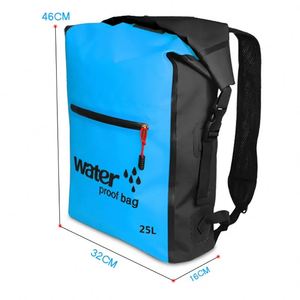 Muestra Gratuita, Bolsa de Lona Impermeable Plegable de 25L para Acampar al Aire Libre, Personalizada de Fábrica, para Adultos - Product Image 3