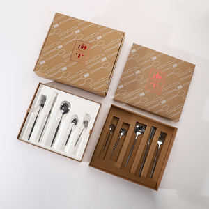 Boîtes d'emballage pour couverts en carton ondulé B/E, option boîte à rabat avec boîte cadeau intérieure rigide, vente en gros - Product Image 3