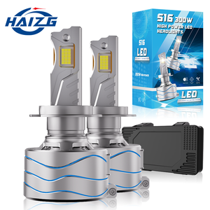 Đèn pha ô tô LED HAIZG Manufacturer S16 công suất cao <span class=keywords><strong>300W</strong></span>, 65000LM, <span class=keywords><strong>H4</strong></span> 9005 9006, siêu sáng - Product Image 2