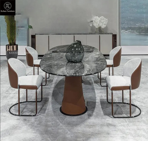 Nero in acciaio inox da pranzo in velluto accento ristorante Cafe tessuto imbottito sedia da pranzo per <span class=keywords><strong>soggiorno</strong></span> - Product Image 5