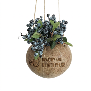 100% Natural Coconut Shell Plant <b>Pots</b>-Eco-Friendly & Durable <b>Square</b> Design Over 500ml Capacity High Quality Vietnam - Product Image 1