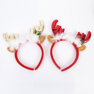 Serre-tête en bois de renne pour femme et fille, accessoire capillaire écologique fabriqué en usine pour Noël - Product Image 4
