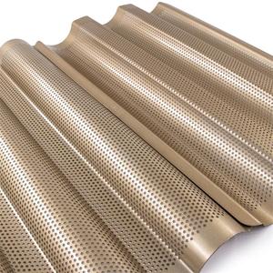 Poêle à pain, pour Baguette française en aluminium, avec revêtement anodisé, 8/4/6 feuilles - Product Image 3